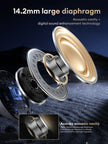 Lenovo EA305 OWS Wireless Bluetooth V5.4 Earphones Long Endurance Headphones Waterproof Sport Earphones LP75 Gaming Earbuds