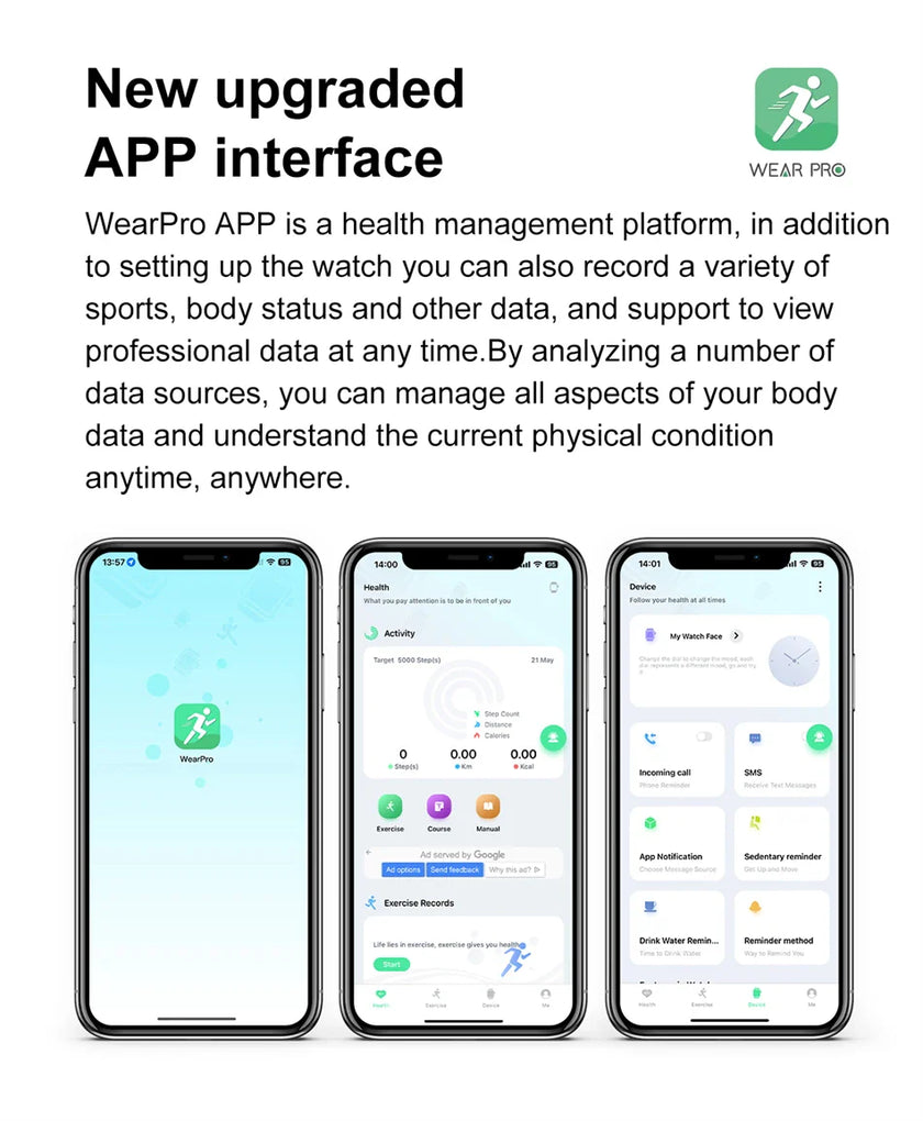 New For HUAWEI IOS Watch X High-End Business Watch 32G Large Memory Album Smartwatch Men Sports Fitness Waterproof Bracelet