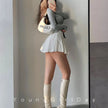 Ultra Mini Pleated Skirt with Built-In Shorts – High Waist Schoolgirl Aesthetic