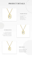 Personalized Initial Necklace in 925 Sterling Silver