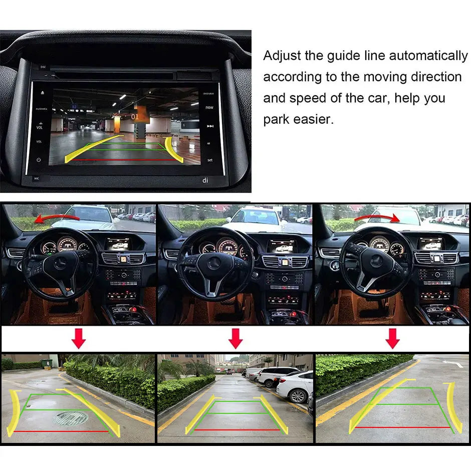 Dynamic Trajectory AHD Trunk Handle Camera For Ford Focus MK2 MK3 Mondeo Ranger Explorer C-Max Kuga Fiesta Fusion Backup Cam