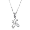 Classic 925 Sterling Silver Initial Necklace