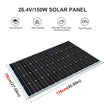 200/400W Monocrystalline Waterproof Solar Panel 12V Charging