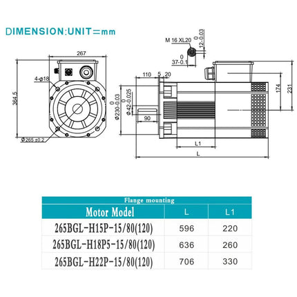AC Servo Spindle Motor Driver Kit