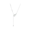 Angelic Elegance: Sterling Silver Angel Wing Necklace