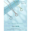 Genuine 925 Sterling Silver The Shape Of Love Chain Necklace For Women - Fine Jewelry 18.11'' Collar