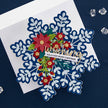 Snowflake Card Creator Etched Dies from the Bibi's Snowflakes Collection by Bibi Cameron