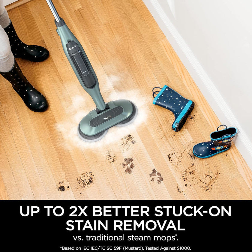 SHARK S7005C Steam & Scrub All-in-One Scrubbing and Sanitizing Hard Floor Steam Mop - Factory serviced with Home Essentials warranty