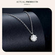 Dazzling 0.8ct Moissanite Sterling Silver Pendant Necklace