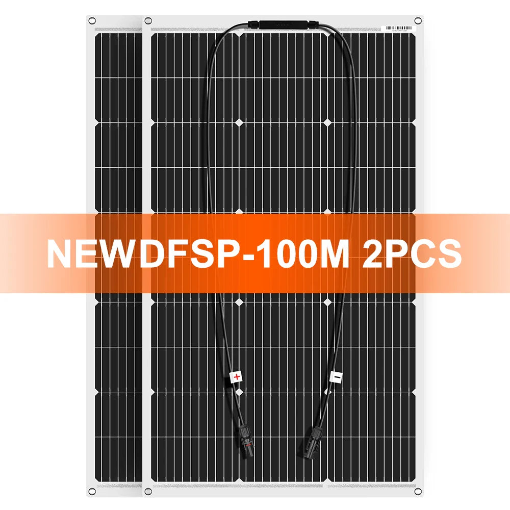 DOKIO Flexible Solar Panel  18V 100W - 400W