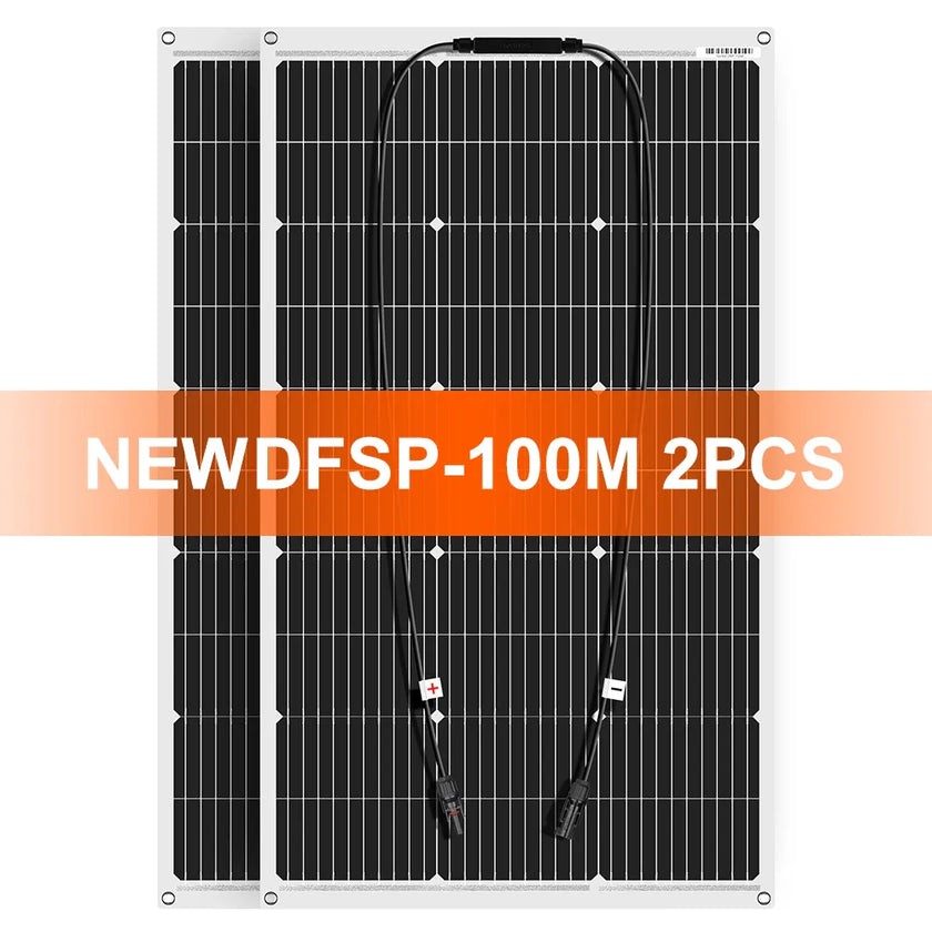 DOKIO Flexible Solar Panel  18V 100W - 400W
