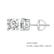 Breathtaking Moissanite Heart Stud Earrings | 925 Sterling Silver
