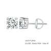 Breathtaking Moissanite Heart Stud Earrings | 925 Sterling Silver