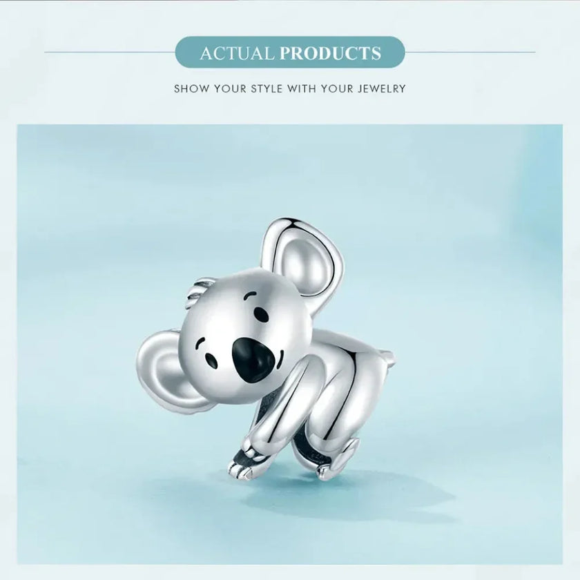 Genuine 925 Sterling Silver Pet Dog Charm For Bracelet - Poodle Dachshund Pendant