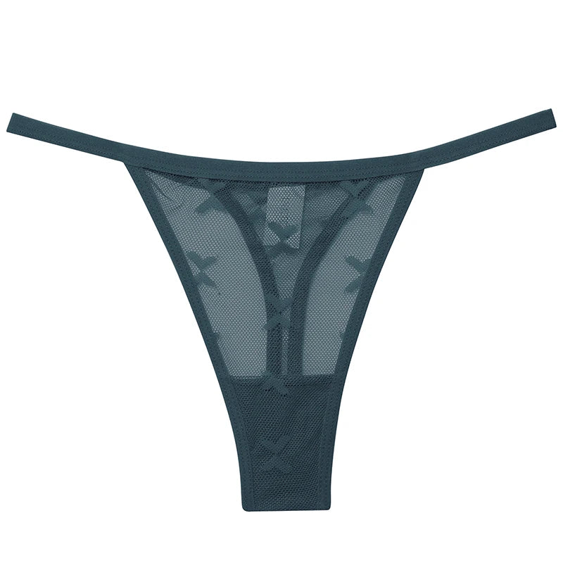 3-Pack Sheer Mesh G-Strings – Sexy Low Rise G-Strings