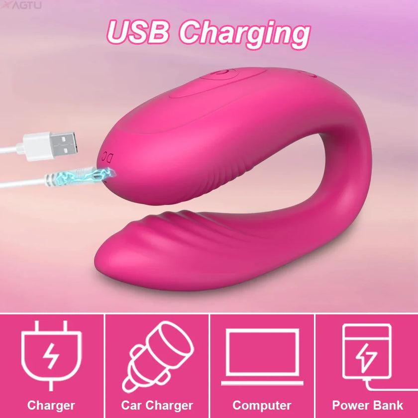 App-Controlled Wearable Vibrator – Dual Clitoral & G-Spot Pleasure