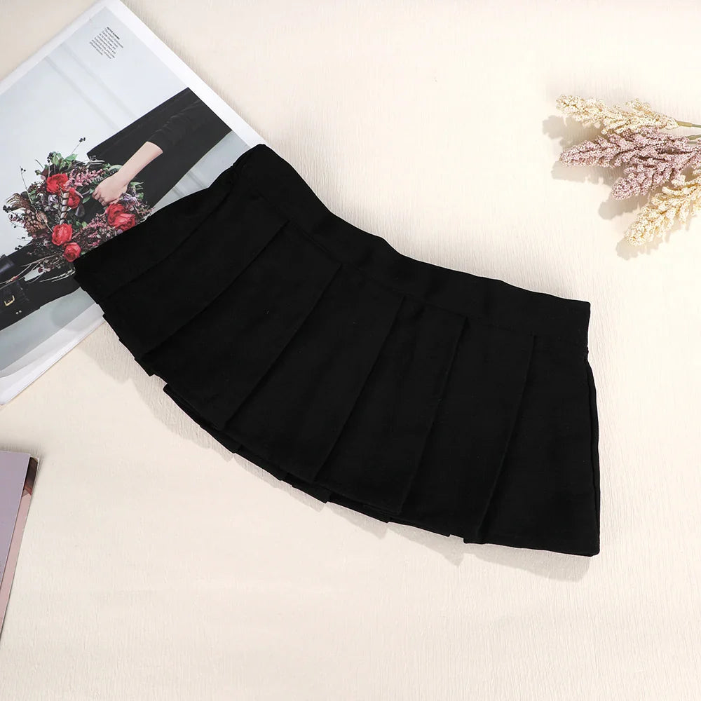 Ultrashort Plaid Schoolgirl Mini Skirt