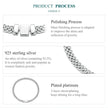Sterling Silver Braided Square Buckle Bracelet