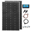 200/400W Monocrystalline Waterproof Solar Panel 12V Charging