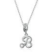 Classic 925 Sterling Silver Initial Necklace