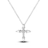 Cruciform Sterling Silver Pendant Necklace
