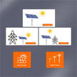 Hybrid Solar Inverter On Grid Inverter - Dual Output with MPPT 120A Solar Charger