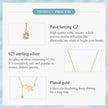 Breathtaking 925 Sterling Silver Cat Necklace | Elegant Pendant Collarbone Jewelry Scn232 In 3 Colors