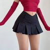 Harajuku Hottie Preppy Pulse High Waist A-Line Sexy Mini Skirt