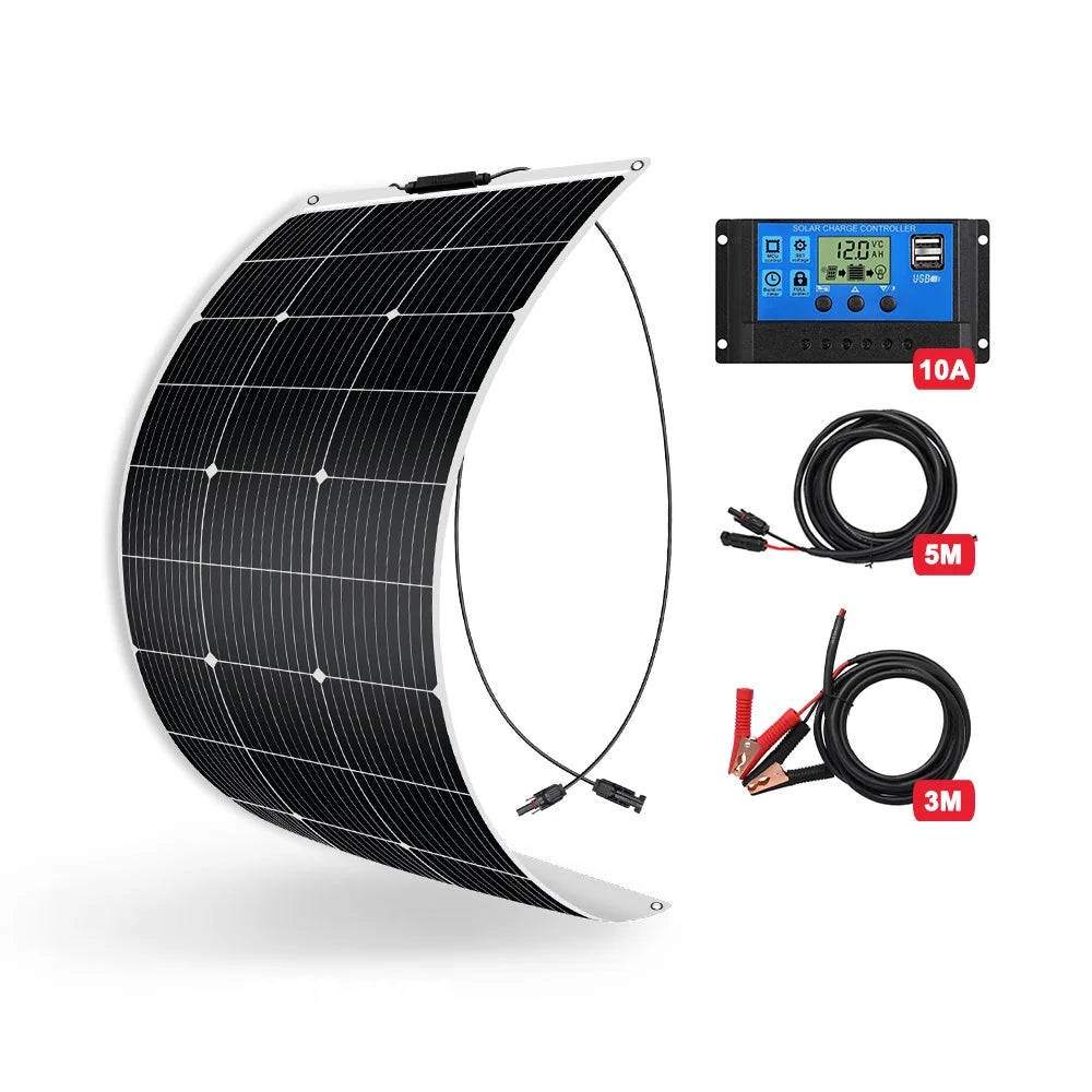 DOKIO Flexible Solar Panel  18V 100W - 400W