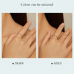 925 Sterling Silver Heart Wedding Band - Symbol Of Love, Stackable Promise Ring In 2 Colors (Size 5-10)