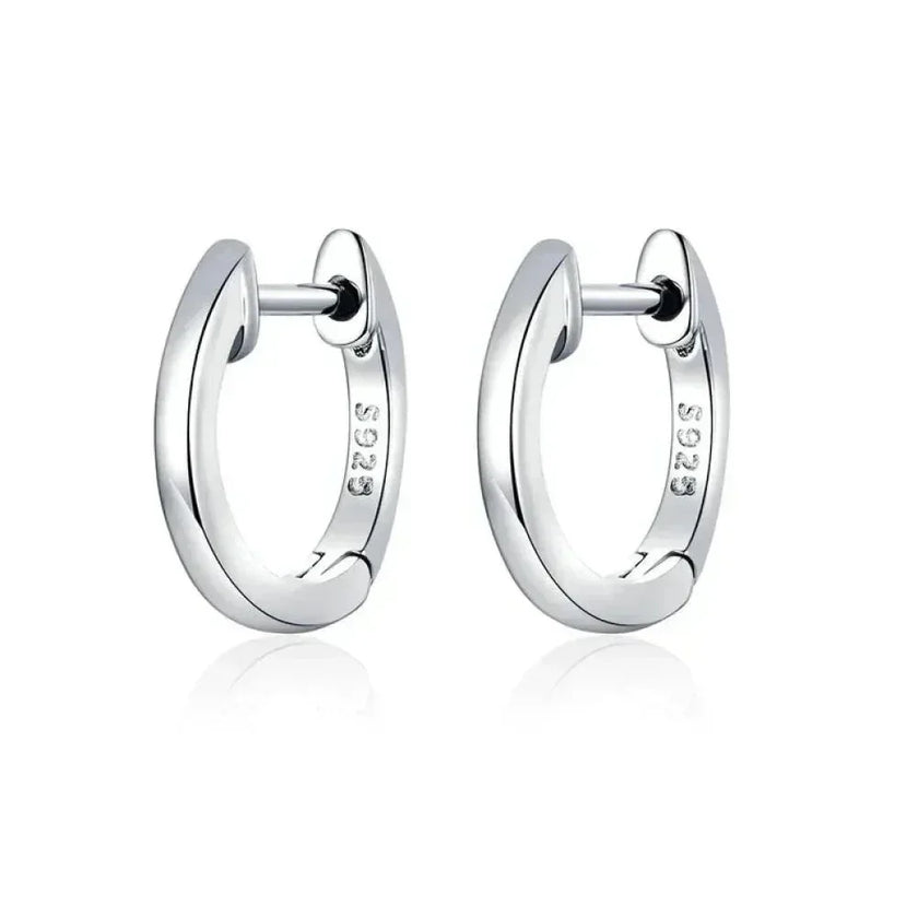 925 Sterling Silver Starlike Earrings - Minimalist Star Shape Ear Buckle for Women - Fashion jewelry SCE1136
