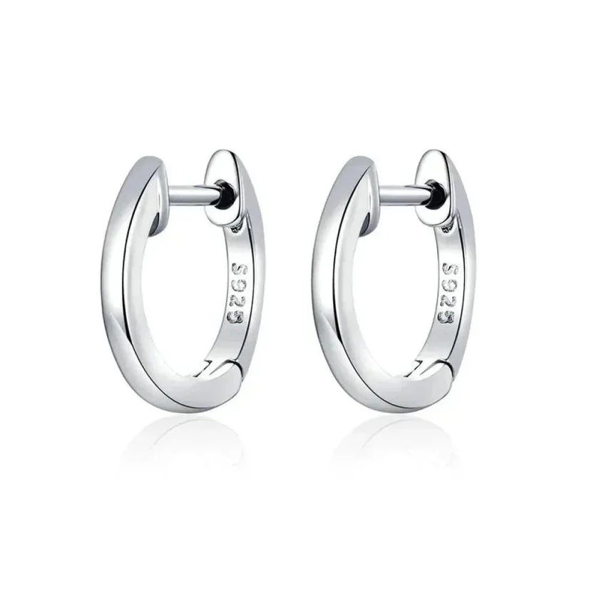 925 Sterling Silver Starlike Earrings - Minimalist Star Shape Ear Buckle for Women - Fashion jewelry SCE1136