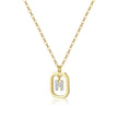 Personalized Initial Necklace in 925 Sterling Silver