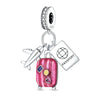 Lavender Dreams Sterling Silver Travel Charm