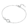 925 Sterling Silver Ring Chain Bracelet
