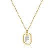 Personalized Initial Necklace in 925 Sterling Silver