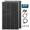200/400W Monocrystalline Waterproof Solar Panel 12V Charging