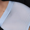 Sheer Silk Tube Mini Skirt