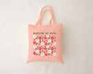 Sac réutilisable rose - Marché de Noël