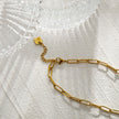 SALINAS Paper-Clip Linked Chain & TOURMALINE Gemstones Combination Necklace