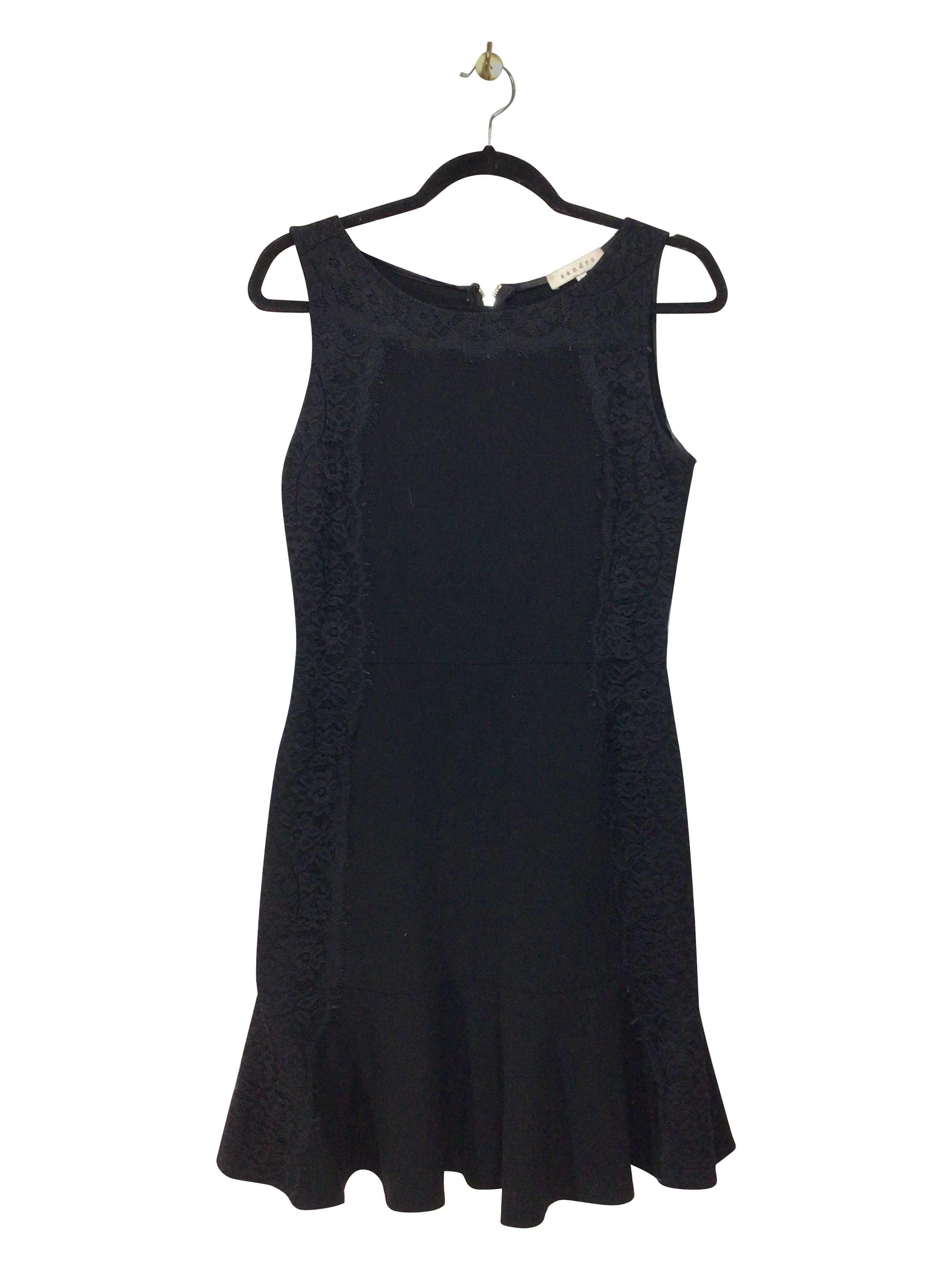 SANDRO Regular fit Mini Dress in Black  -  2
