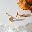 Style SARENBE Or : Boucles d'oreilles créoles 'Star Bright' Or