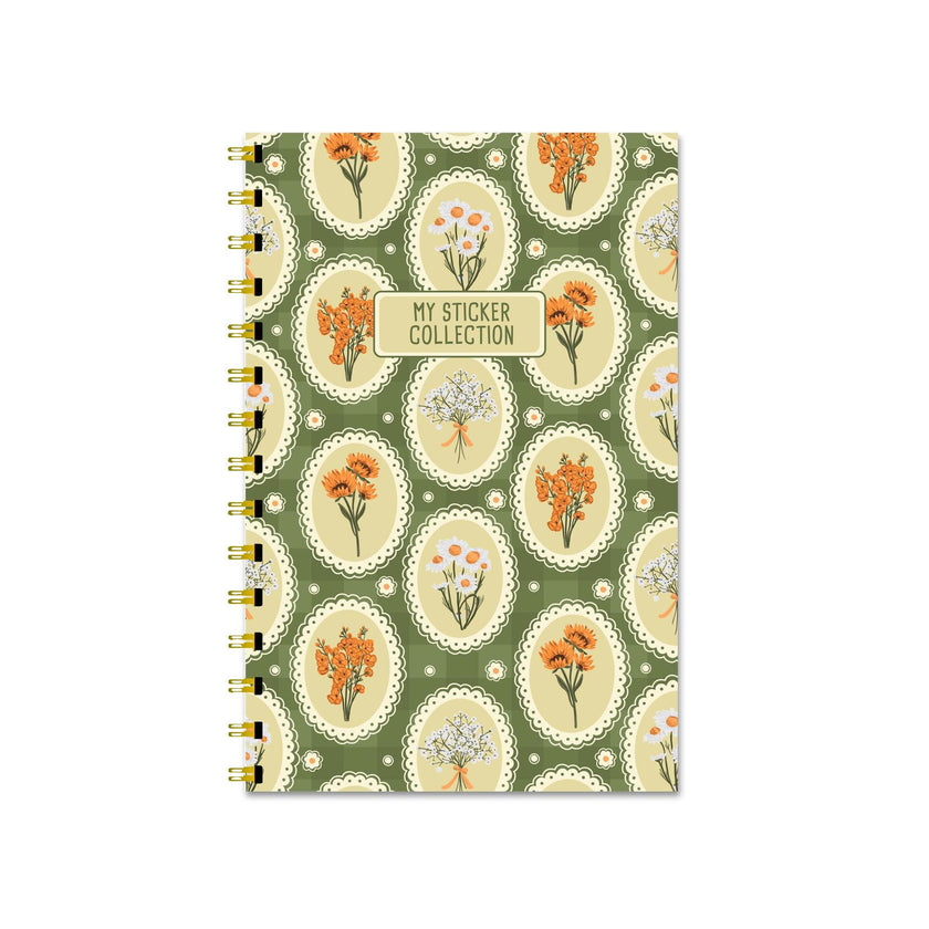 My Sticker Collection Floral Sticker Book