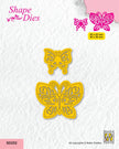 Nellie's Choice Shape Die - Garden - 2 Butterflies-2