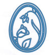Nellie's Choice - Shape Die Blue Easter Egg