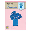 Nellie's Choice Shape Dies Blue Flower Vase