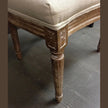 Napoleon Dining Chair w/ Cane Back- Antique Linen