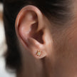 Style SARENBE Or : Boucles d'oreilles créoles 'Star Bright' Or