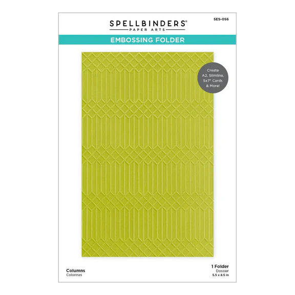 Columns Embossing Folder from the Fresh Picked Collection