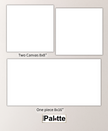 Stacked Story – 3-Piece Vertical Canvas Set for Portrait Displays